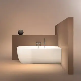 Gruppo Treesse Cora Ванна пристенная 170x75см, DX, акриловая, цвет: белый