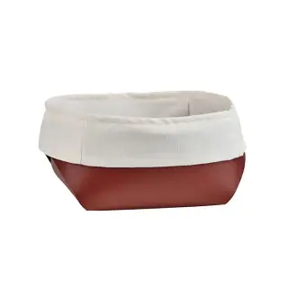 ADJ Корзина для хлеба, 15x15xH7 см., цвет: бордо/коньяк