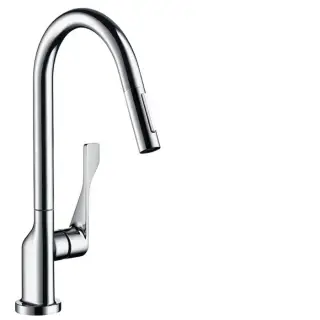 Axor Citterio Выдвижной, однорычажный кухонный смеситель, цвет: хром