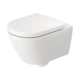Duravit D-Code Унитаз подвесной 54х37см, безободковый, цвет: белый
