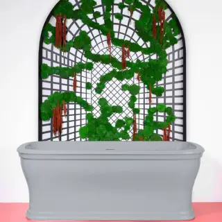 Artceram Civitas Ванна 180х85х65см., отдельностоящая, цвет: серый глянцевый