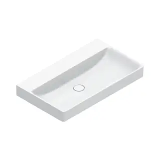 Catalano Green Раковина 80х47см, без отв., цвет: белый глянцевый