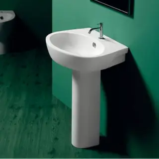 Simas Lft Spazio Раковина 65.5х51 см, 1 отв., цвет: белый