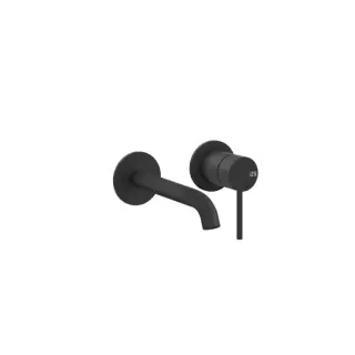 Gessi 316 Встраиваемый смеситель с изливом 146-116мм, внешняя часть, цвет: Black XL