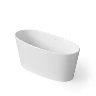 Dea Design Nature Ванна 158х70х66см., отдельностоящая, Solid Surface, цвет: White №18
