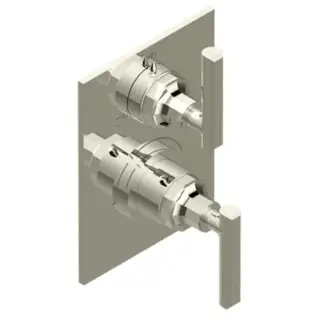 THG Les Ondes à manettes Смеситель для душа, термостатический, с переключателем на 2 потока, цвет: Matt nickel