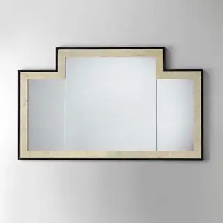 Devon&Devon Vogue Зеркало 130х77см, цвет: deep black/antiqued aluminium leaf