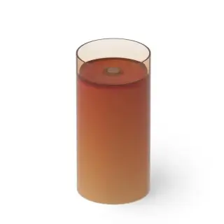 Dea Design Pedestal Basin Раковина 45х45х90см., напольная, без отв., Glasstech, прозрачная смола, цвет: Sunset R1