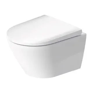 Duravit D-Neo Унитаз подвесной 48х37см, безободковый, сиденье микролифт, цвет: белый