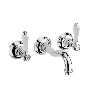 Nicolazzi Petit Mont Blanc Смеситель для раковины, настенный, цвет: хром