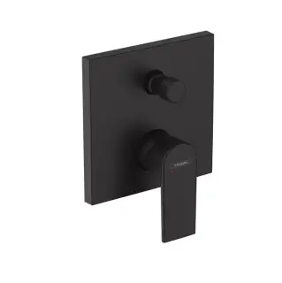 Hansgrohe Vernis Shape Смеситель для ванны, встраиваемый, внешняя часть, цвет: матовый черный