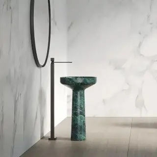 Dea Design Marble Venezia Раковина 50х50х85см., напольная, без отв., мрамор, цвет: Stone Green