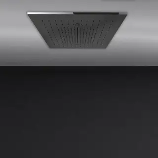 Gessi Minimali Встраиваемая в потолок душевая система 500x500 с функцией Троптческий ливень, цвет Mirror Steel