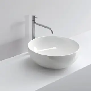 NOORTH milldue edition Раковина 45х15 см, без отв., накладная, цвет: белый