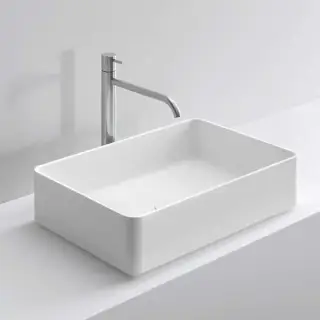 NOORTH milldue edition Раковина 58х37х13 см, без отв., накладная, цвет: белый