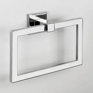 Colombo Basic Q Полотенцедержатель кольцо, цвет: хром