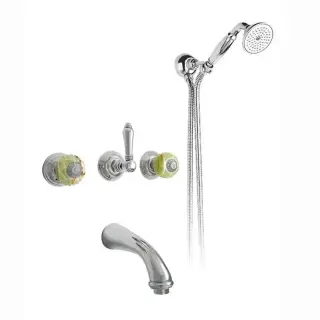 Nicolazzi Onice Смеситель для ванны с изливом из стены встраиваемый, цвет: хром