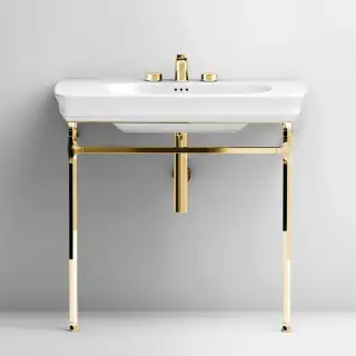 Artceram Civitas Металическая структура Quadra 76х44хh80,5см, напольная, цвет: золото