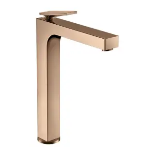 Axor Citterio Смеситель для раковины 280, хр, на 1 отв., с донным клапаном, высокий, цвет: полированное красное золото