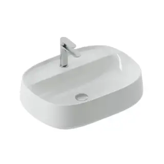 Artceram Whisky 60 Раковина накладная 60х45см., с 1 отв., покрытие saniglaze, цвет: белый