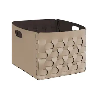 ADJ Корзинка Dubai, 35x40xH30 см., цвет: капучино/шоколад