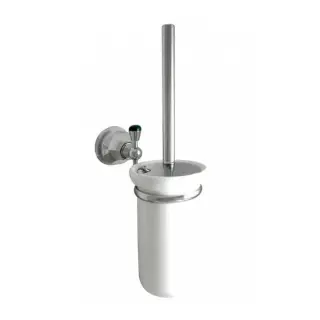 Nicolazzi Teide Chic Ершик для унитаза, украшеный камнем, подвесной, цвет: хром