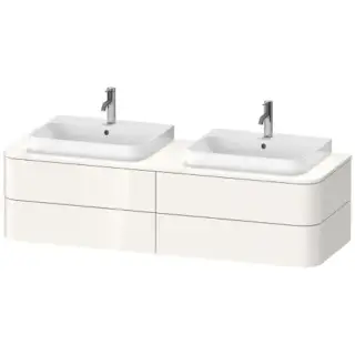 Duravit Happy D.2 Plus Тумба подвесная 160x55х40.8см 4 ящика, цвет: белый глянцевый