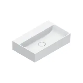 Catalano Premium Раковина 55х35см, подвесная, без отв., цвет: белый глянцевый