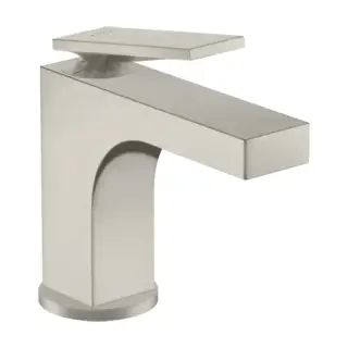 Axor Citterio Смеситель для раковины 90, на 1 отв., с донным клапаном, цвет: сталь