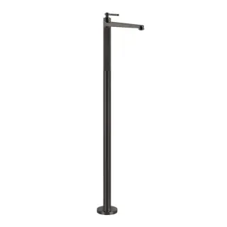 Gessi Venti20 Смеситель напольный для раковины, излив 208 мм, внешняя часть, цвет: Black Metal Brushed PVD