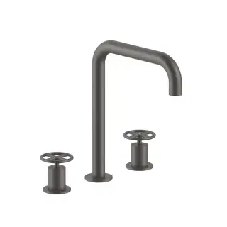 Fantini Fontane Bianche Смеситель для раковины, 3 отв., цвет: Matt Gun Metal PVD