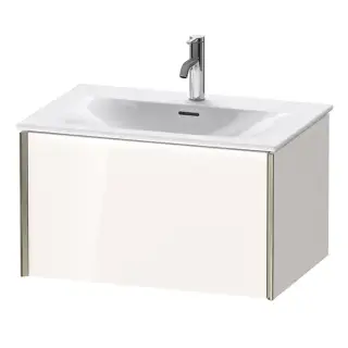 Duravit XViu Тумба подвесная 71x48x39.7см, с раковиной, 1 ящик, цвет: белый глянцевый/champagne matt