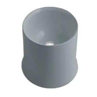 Simas Sharp раковина накладная высокая , d42см h 44 см, без отв., цвет: cemento matt