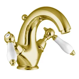 Fima Carlo Frattini Herend Смеситель для раковины, на 1 отв., цвет: золото