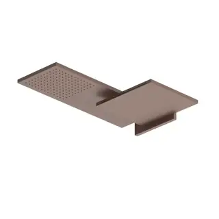 Fantini Venezia Двойной верхний душ, латунь, настенный, цвет: Matt Copper PVD