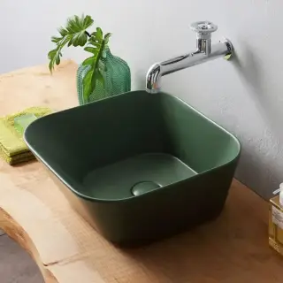 Simas WAVE Раковина накладая 42х42х16.5см., без отв., цвет: Mirto matt