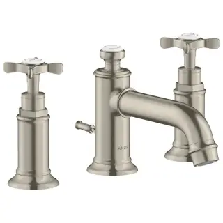 Axor Montreux смеситель для раковины, на 3 отв., цвет: никель шлифованный