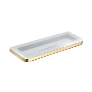 Colombo Lulu Мыльница подвесная, цвет: PVD золото/матовое стекло