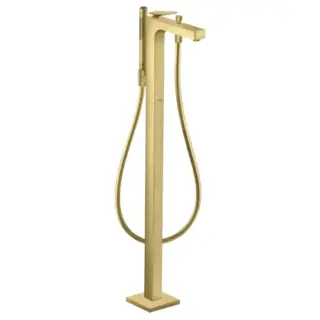 Axor Citterio Смеситель для ванны, напольный, с ручным душем, текстура, цвет: шлифованная медь