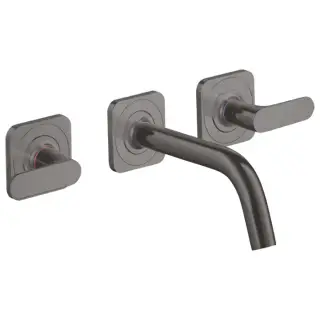 Axor Citterio M Смеситель для раковины, встраиваемый, излив: 16.6см., цвет: шлифованный черный хром