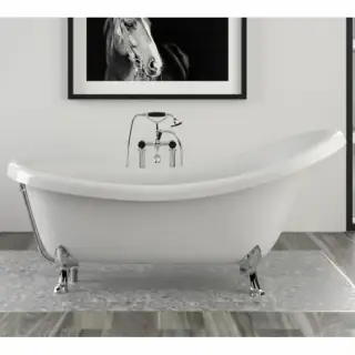 Knief Victorian Ванна отдельн/ 174.5х83хh81/65см, цвет: белый/золото (продается со сливом 0100-091-01)