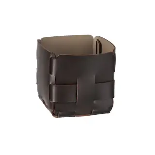 Colombo Adj Корзинка Mini Bottega, 12x12H13 см, цвет: шоколад/капучино