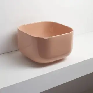 Simas Balloon Раковина накладная, 40x40хh25см., без отв., без перелива, цвет: CARAMELLO