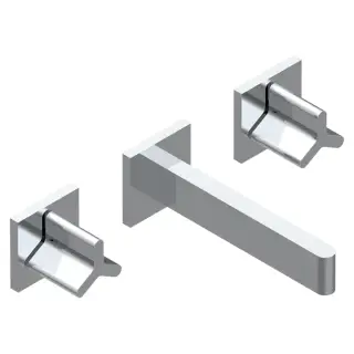 THG ICON-X METAL Смеситель для раковины, настенный, цвет: хром