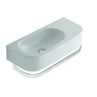 Globo Forty3 Раковина 55х27 см, без отв., цвет: белый