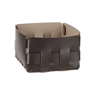 Colombo Adj Корзинка Mini Bottega, 19x19H13 см, цвет: шоколад/капучино