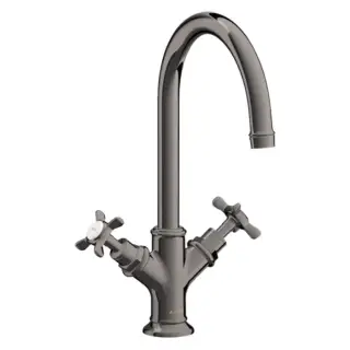 Axor Montreux Смеситель для раковины, для 1 отв., цвет: полированный черный хром