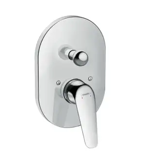 Hansgrohe Novus Однорычажный смеситель для ванны, скрытый монтаж,  внешняя часть, цвет: хром