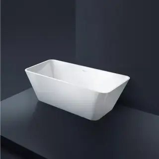 Gruppo Treesse Viva Ванна отдельностоящая 165х70см, из искусственного камня, цвет: белый матовый