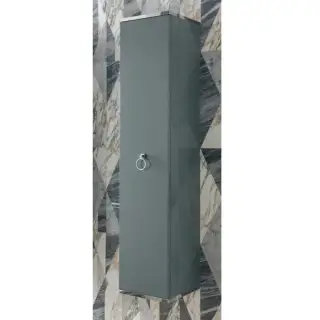 Oasis Lutetia Колонна 35х35х164см., подвесная, левая, 1 дверца, фурнитура хром, цвет: Avio глянцевый